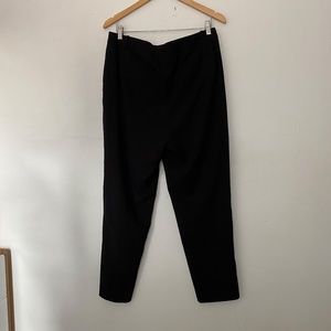 Frank and Oak Women's The Alice Straight Leg Flat Front Office Pant in Black
